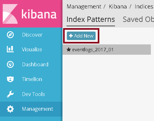 Kibana add index 2